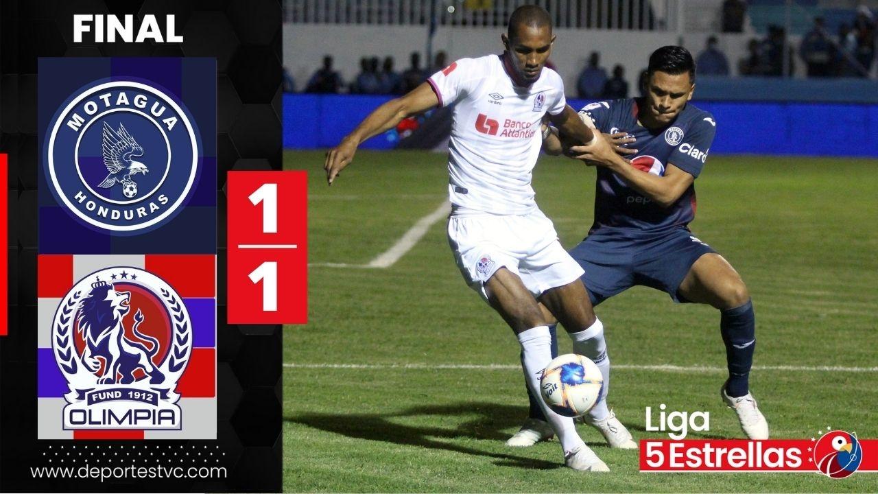 Imagen Principal de Nota: Motagua y Olimpia empatan con goles y dejan la definición de su semifinal para el fin de semana