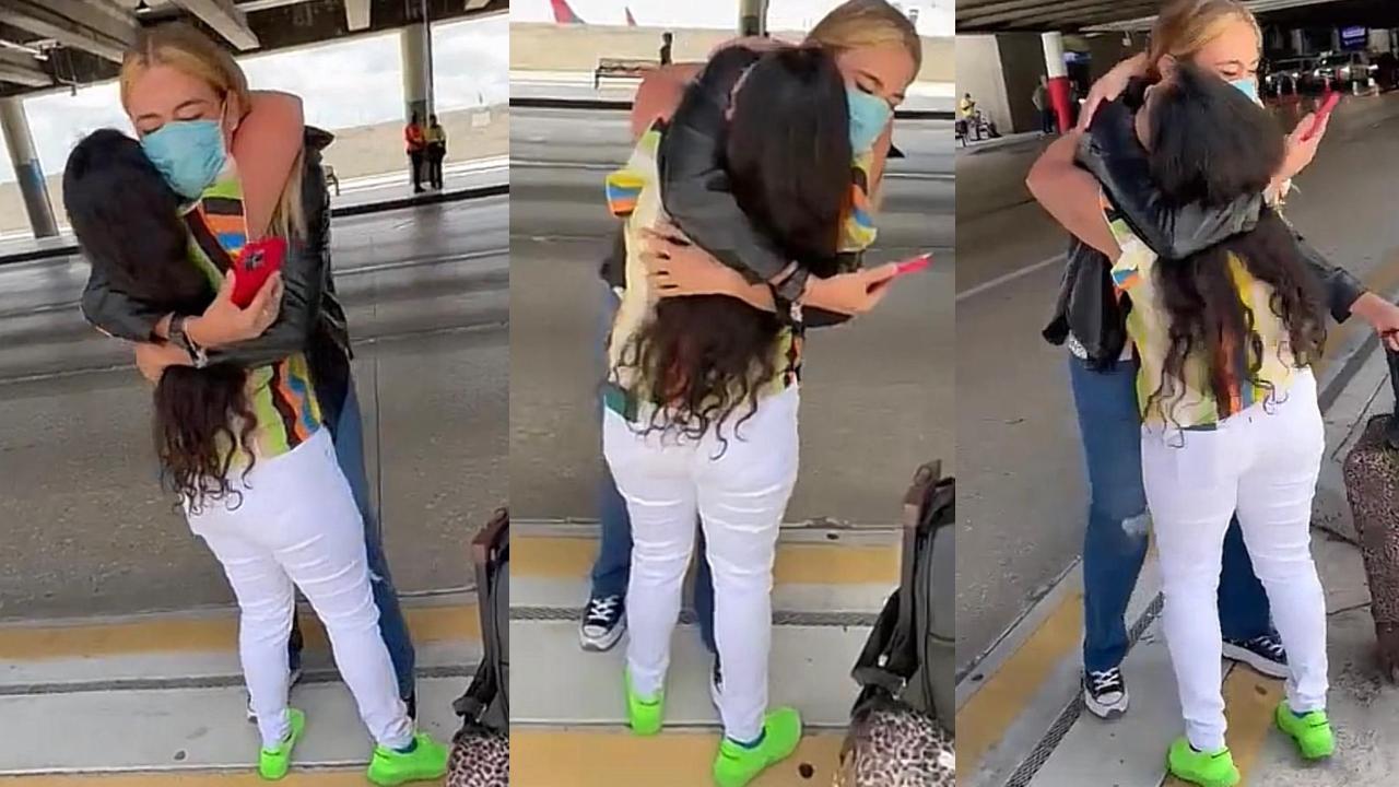 Imagen Principal de Nota: No podía dejar de abrazarla: emotivo vídeo del reencuentro de 'La bicha catracha' y su madre