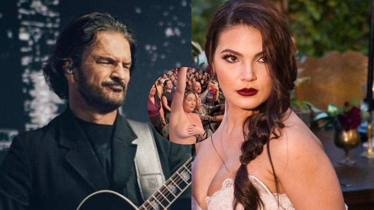 Imagen de ¡Otra vez! Fanática de Arjona se desnuda en concierto