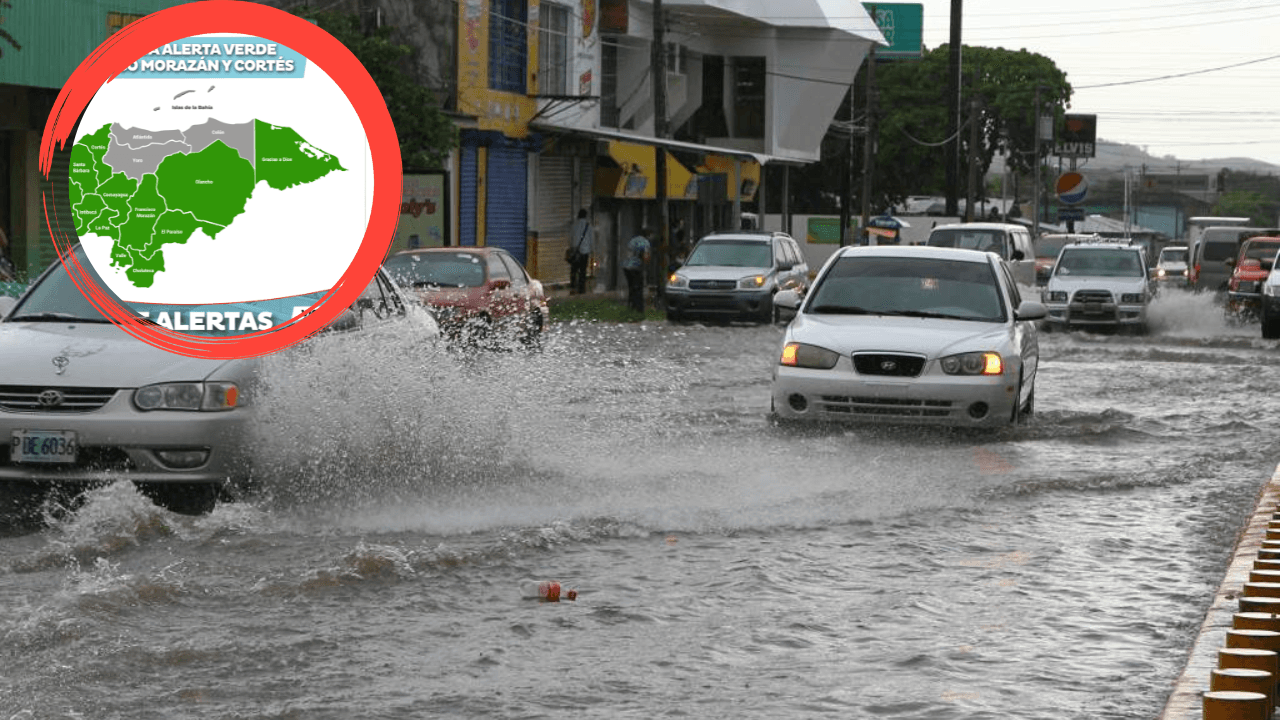 Imagen de 48 horas más de lluvia y alerta verde para 14 departamentos de Honduras