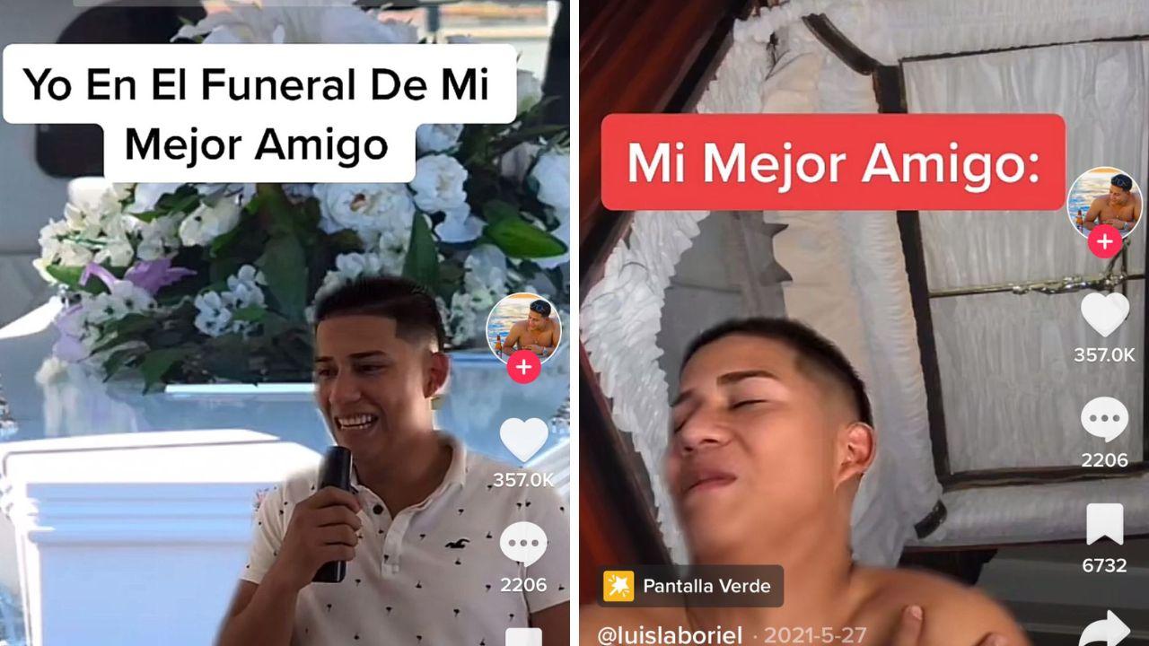 Imagen de ¿Presagio?, este es el polémico TikTok de Luis Laboriel sobre la muerte de su 'mejor amigo'