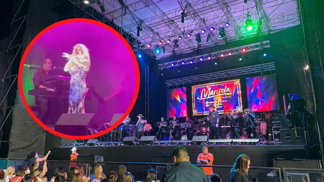 Imagen Principal de Nota: 'Completamente tuya', Marisela, La Dama de Hierro, enamoró a los capitalinos en concierto