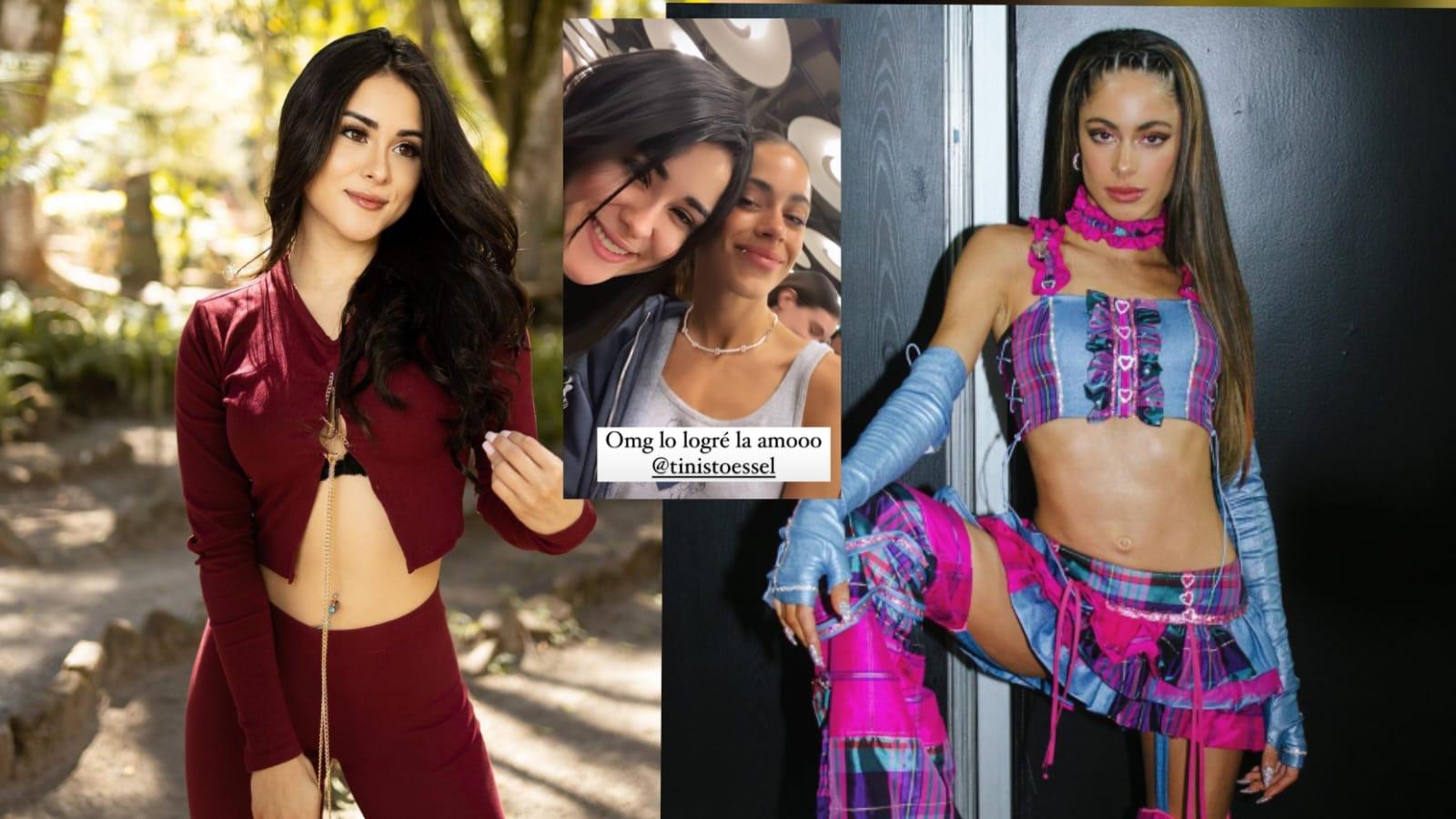 Imagen de Ónice Flores cumple su sueño de conocer a la cantante Tini Stoessel, así reaccionó la argentina