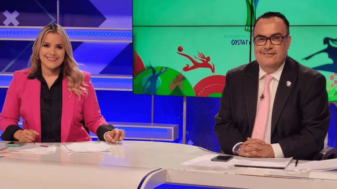 Imagen Principal de Nota: Tanya Rodríguez debuta como comentarista deportiva junto a Gonzalo Carías y así le fue