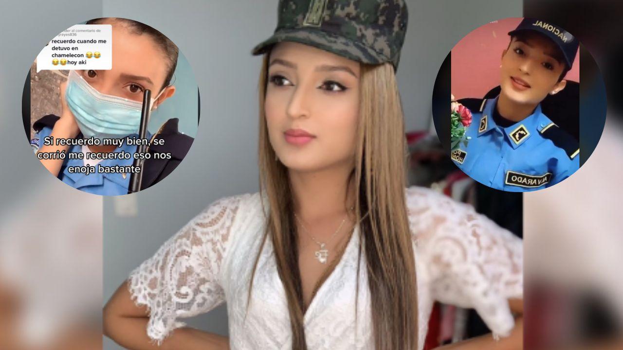 Imagen Principal de Nota: ‘La Barbie Policía hondureña’ recuerda su época de agente luciendo su uniforme  azul