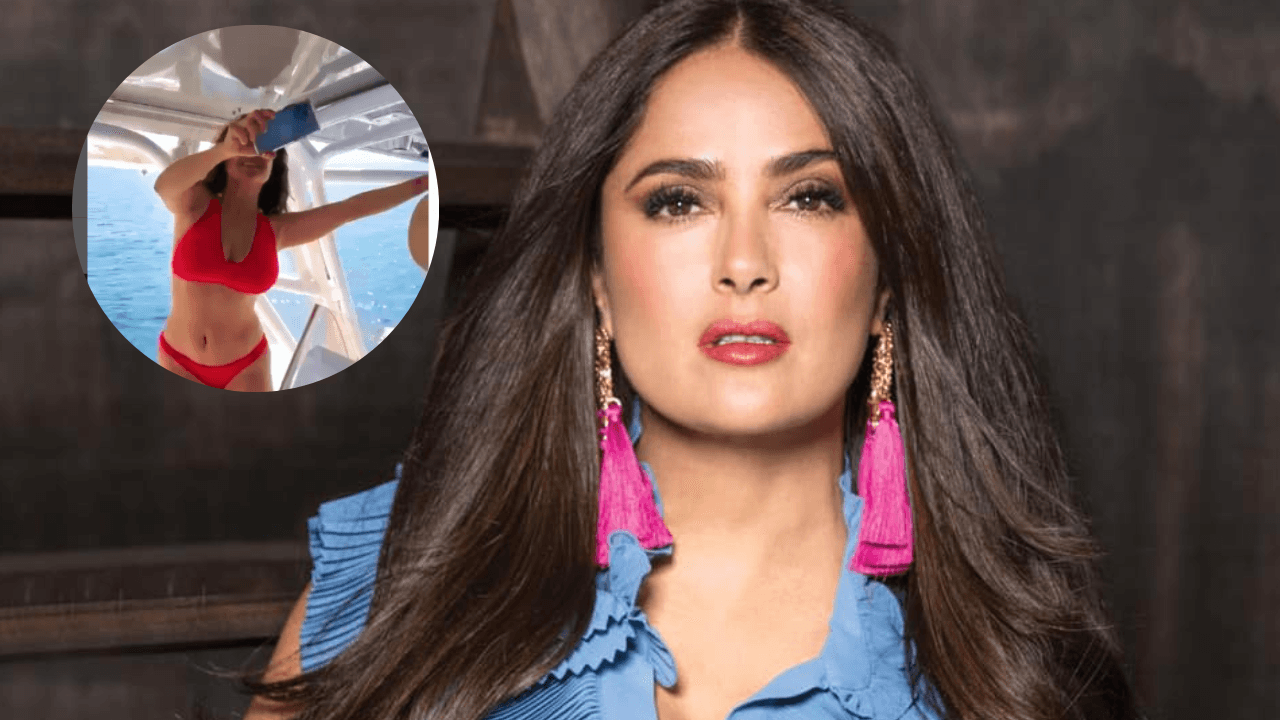 Imagen Principal de Nota: Salma Hayek celebra sus 56 años luciendo tremenda figura a bordo de yate