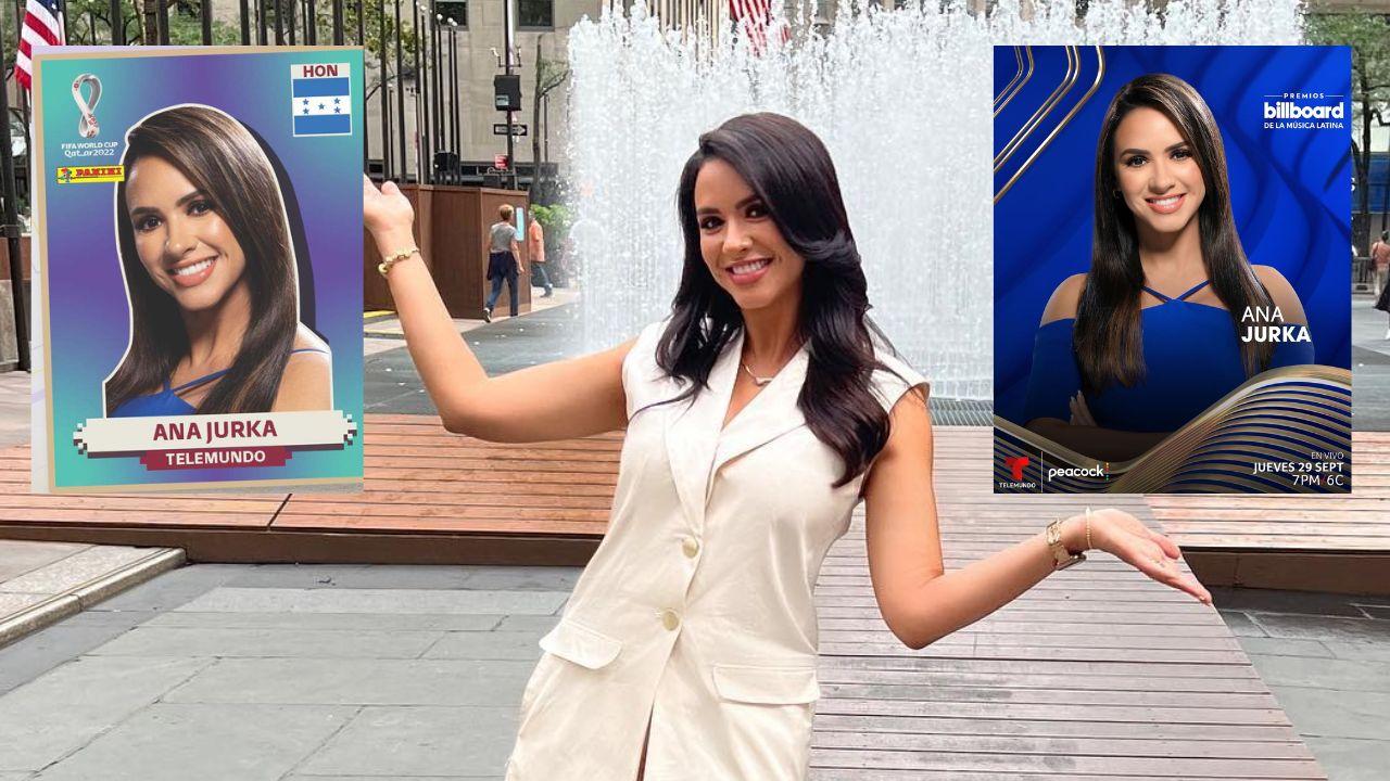 Imagen de Ana Jurka destaca en la pantalla de Telemundo: Lista para presentar los premios Latin Billboard y el mundial de Qatar 2022