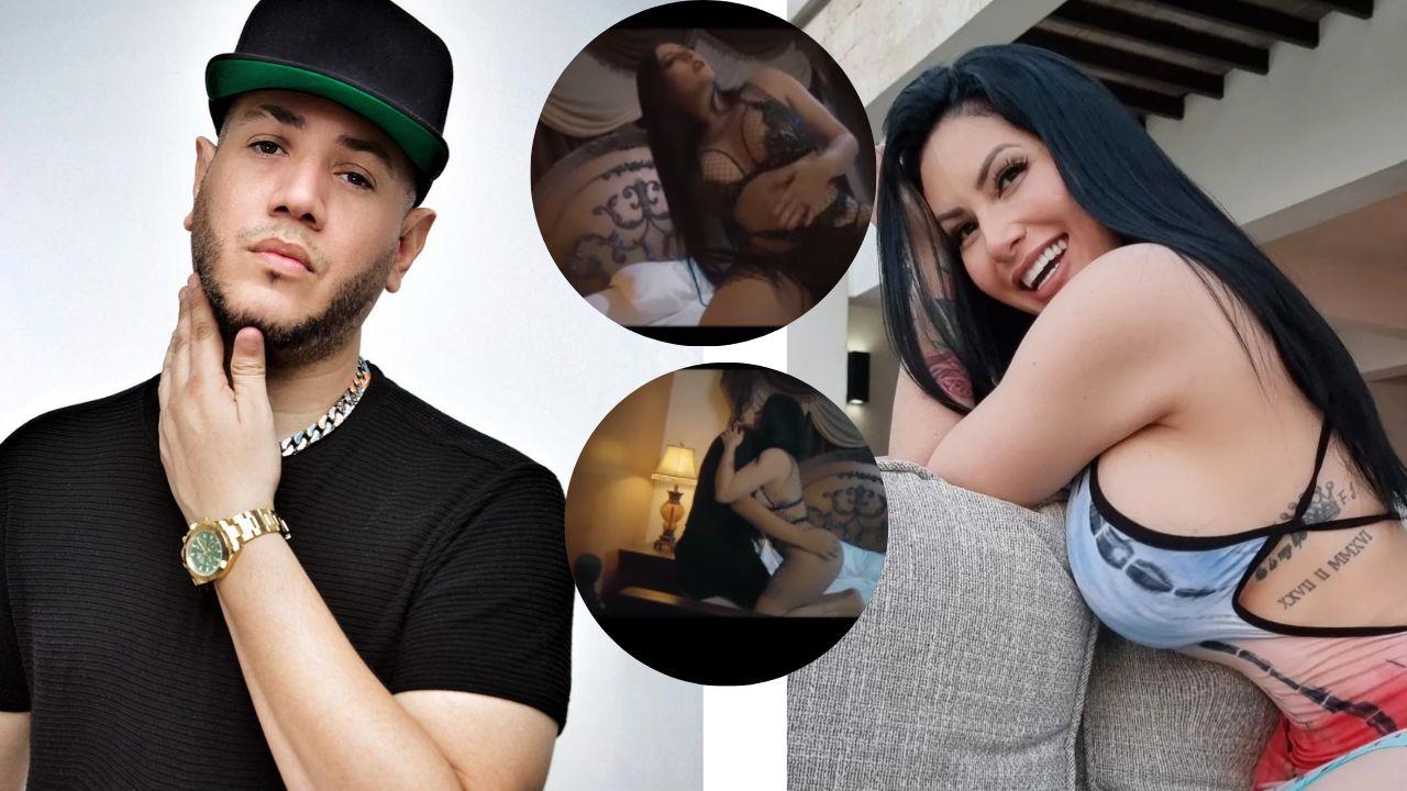 Imagen de El ardiente vídeo que protagoniza Ariana Herchi junto al cantante  Dj Sy