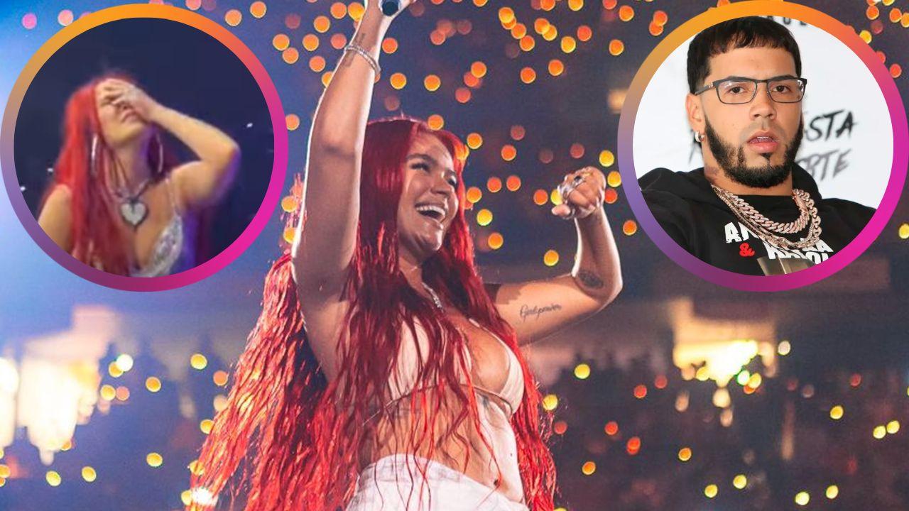 Imagen de Karol G rompe en llanto en su concierto y enciende las alarmas de que aún recuerda a Anuel AA
