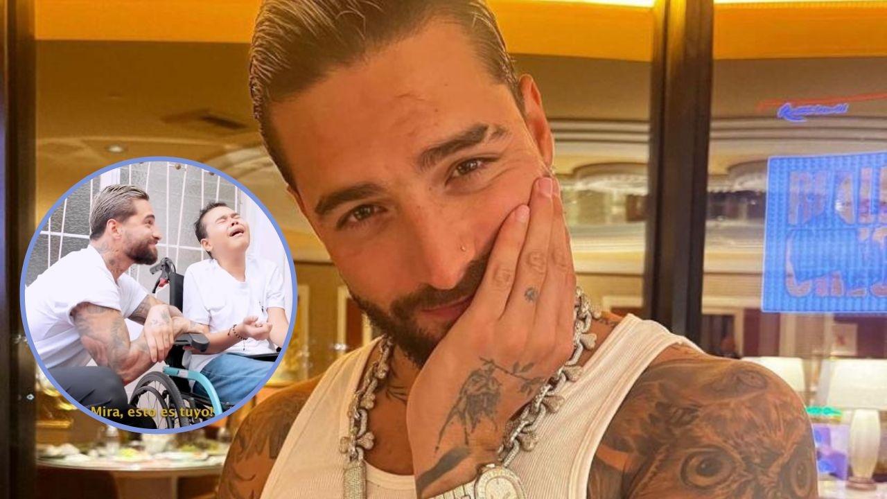 Imagen Principal de Nota: Maluma sorprende a niño con cáncer al regalarle una casa; así fue el emotivo momento