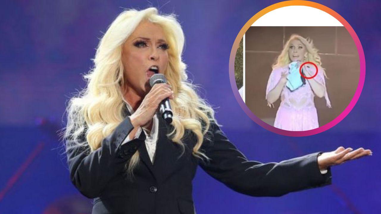 Imagen de Yuri vive momento de pánico por una cucaracha en pleno show: mira su reacción
