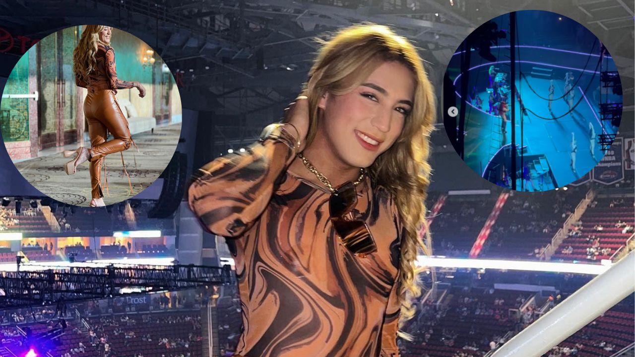 Imagen Principal de Nota: ¡Fue la sensación! La Bicha Catracha  viaja hasta Houston para asistir al concierto de Karol G