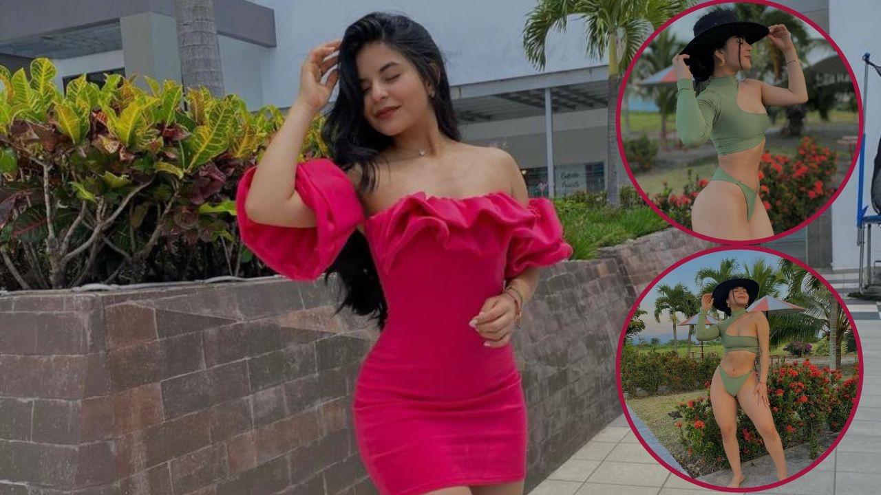 Imagen de Semana Morazánica: Alisson Mejía presume sus curvas en traje de baño