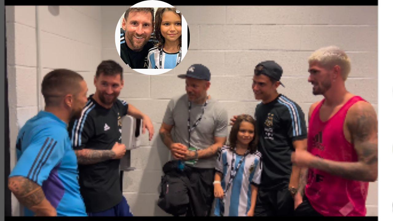 Imagen de Hijo de Residente fue sorprendido por Leo Messi y varios jugadores argentinos, así reaccionó el pequeño