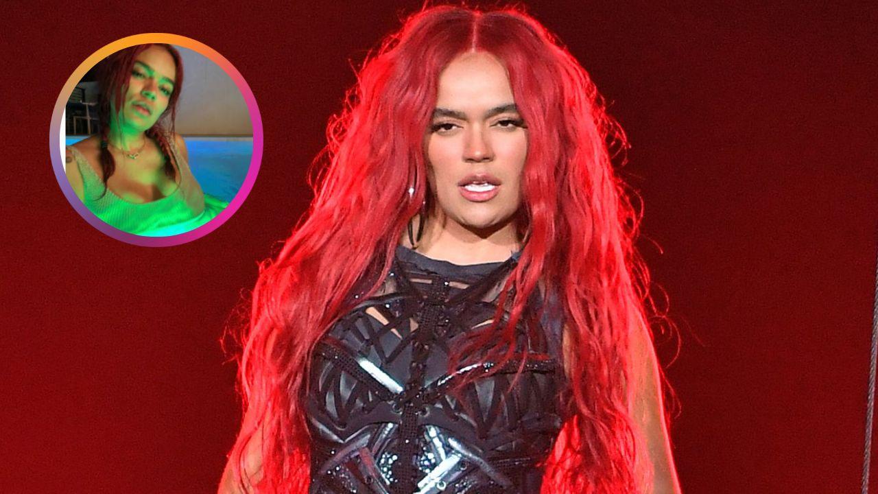 Imagen Principal de Nota: ‘La sirenita’: Karol G eleva la temperatura con atrevido traje de baño desde la piscina