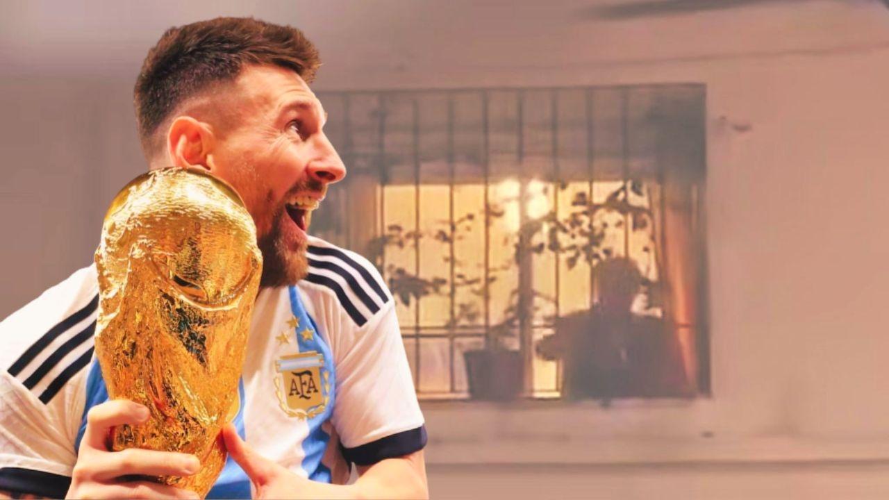 Imagen Principal de Nota: Aficionados invadieron la casa de la 'abuela de Messi' para festejar juntos su triunfo