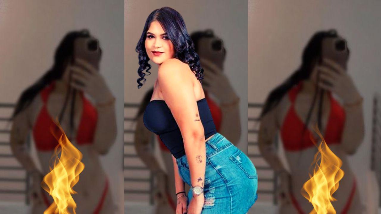Imagen de La Juanchi enciende las redes sociales con diminuto traje de baño rojo