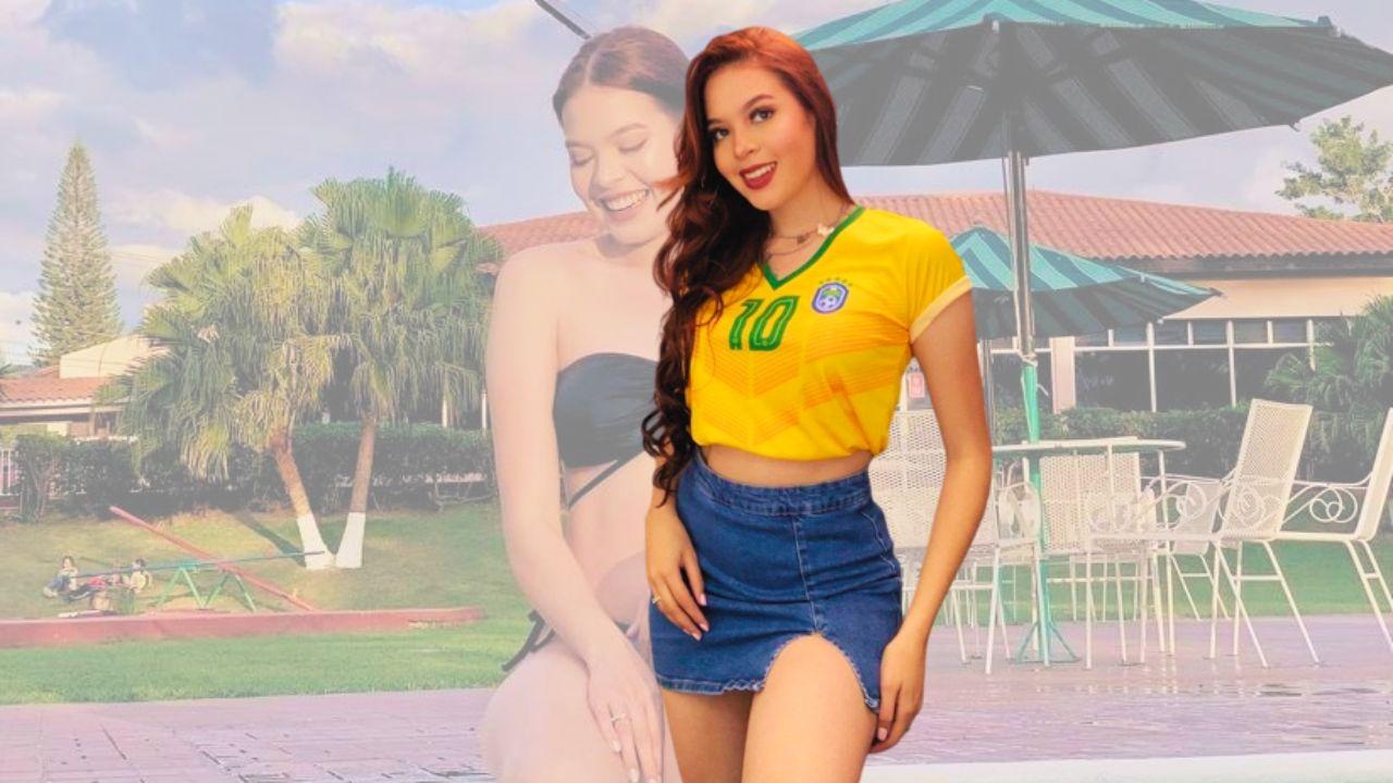 Imagen de Madelyn Escobar, la modelo de X-0 Da Dinero que roba suspiros en traje de baño