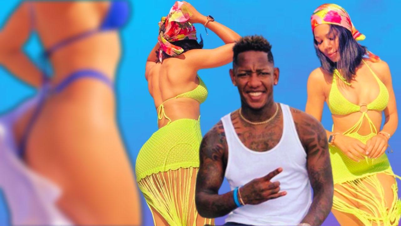 Imagen de Novia de Romell Quioto enciende las redes luciendo sus curvas en traje de baño
