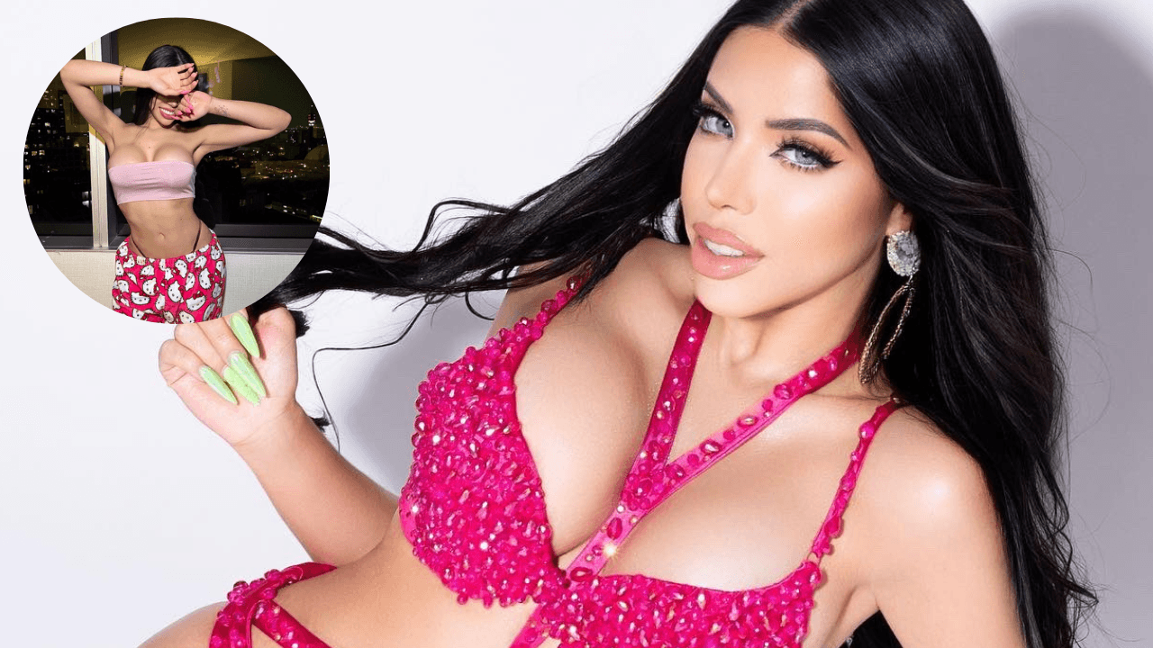 Imagen de La influencer mexicana Yeri Mua reta las bajas temperaturas con sensual pijama