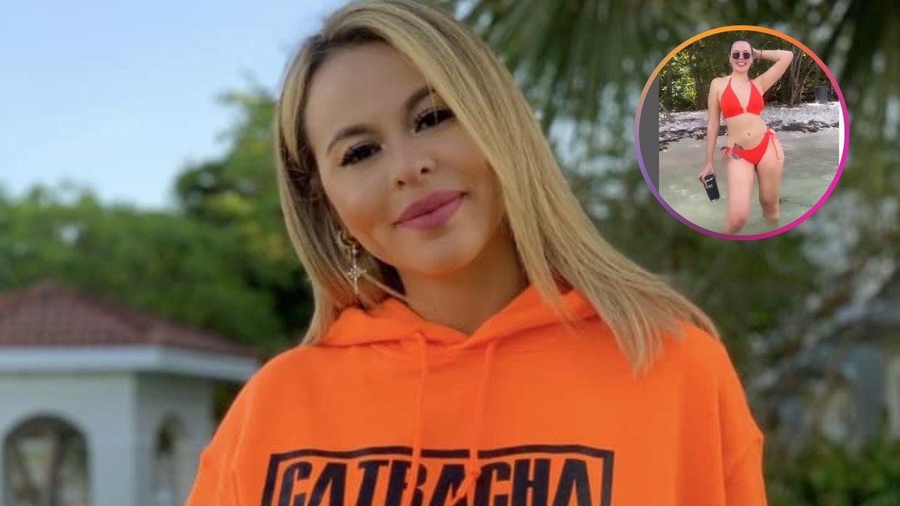 Imagen Principal de Nota: ‘Lipstickfables’ sube la temperatura posando en diminuto traje de baño
