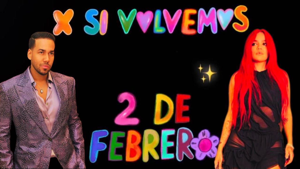 Imagen Principal de Nota: Karol G y Romeo Santos estrenan su tema 'X si volvemos'