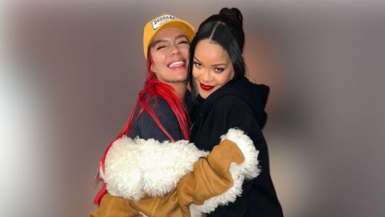 Imagen Principal de Nota: Así fue el icónico encuentro entre Karol G y Rihanna