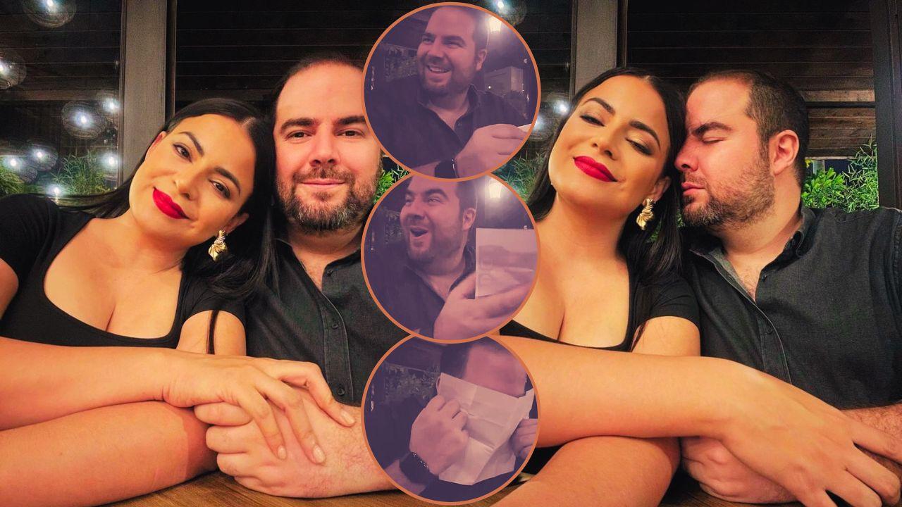 Imagen de ¿Embarazada? Samantha Velásquez sorprende a su esposo con noticia