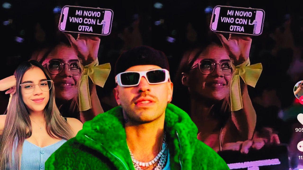 Imagen de Hondureña expuso a su novio infiel en concierto de Ferxxo