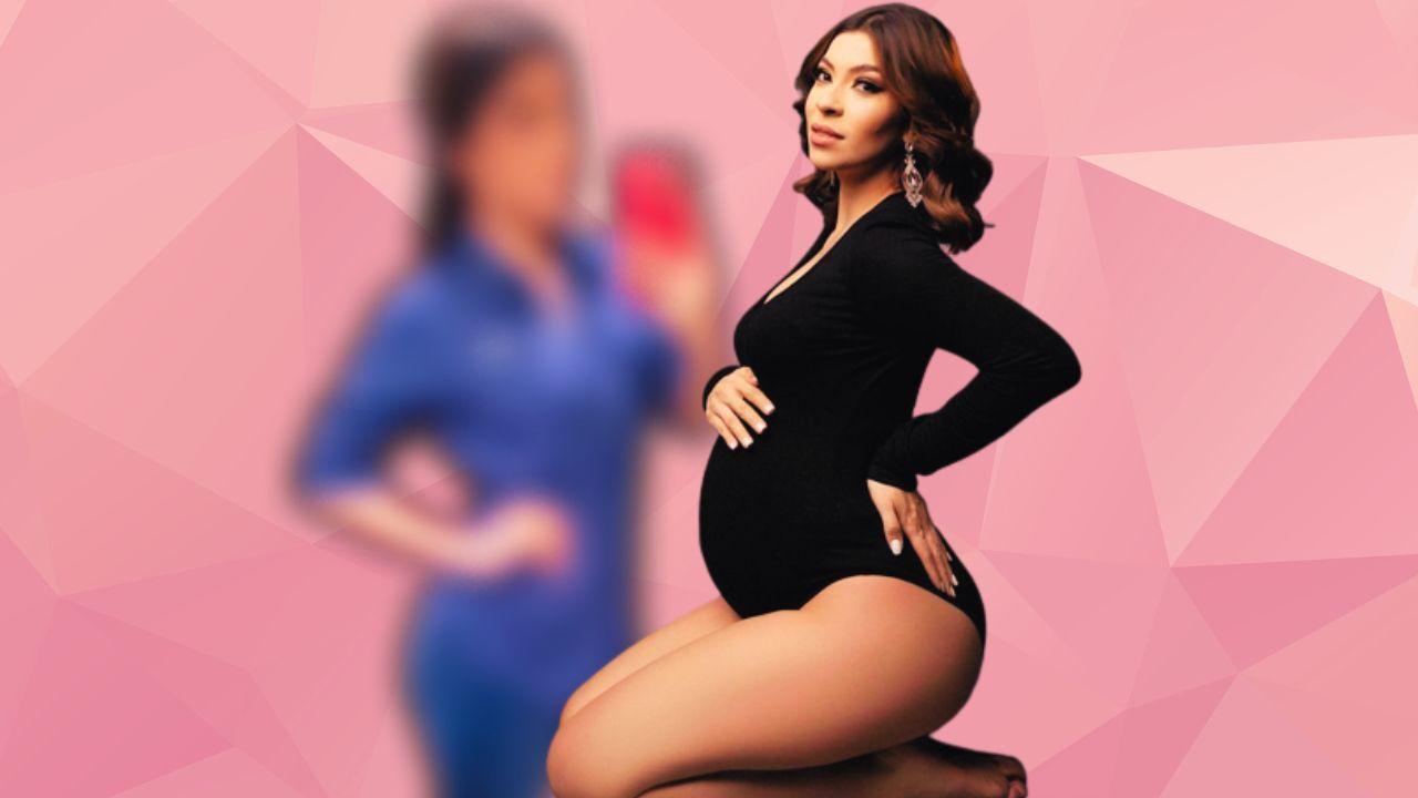 Imagen de Laura Meza presume su impresionante figura a una semana de dar a luz
