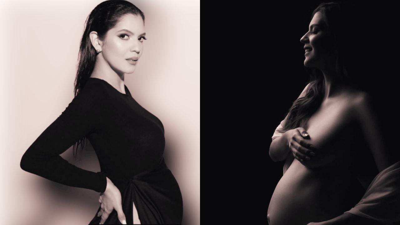 Imagen Principal de Nota: Melissa Valeriano comparte tierna sesión de fotos presumiendo su pancita de embarazo