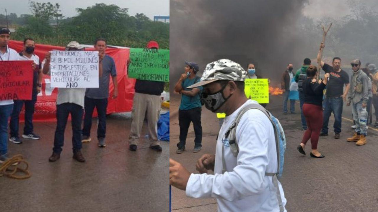Imagen de ¡Caos vehicular! Hondureños protestan en Tegucigalpa, SPS y Siguatepeque por diferentes causas