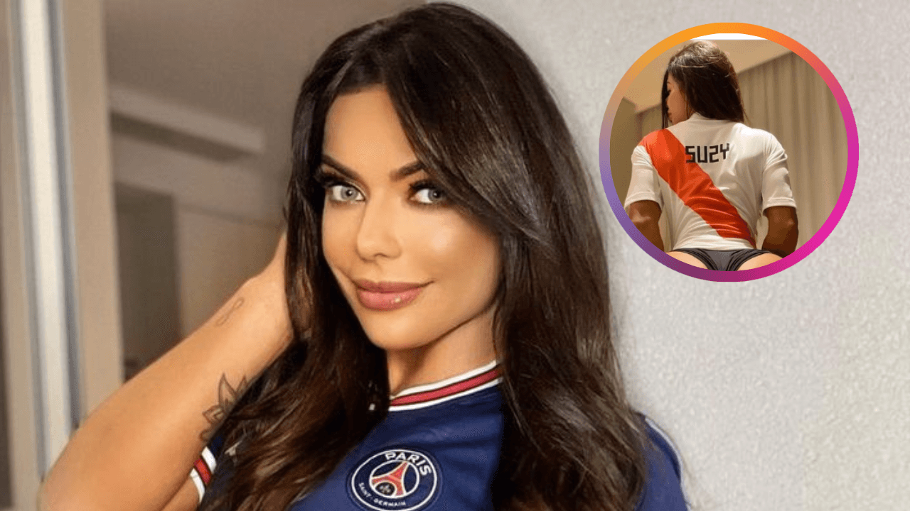 Imagen de Suzy Cortez celebra los 800 goles de Messi muy a su estilo