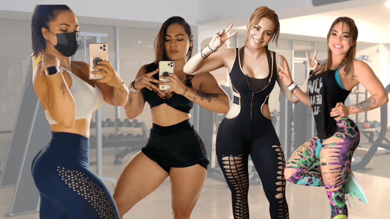 Imagen de Kim Shiham, la coach hondureña que está causando sensación por su increíble físico