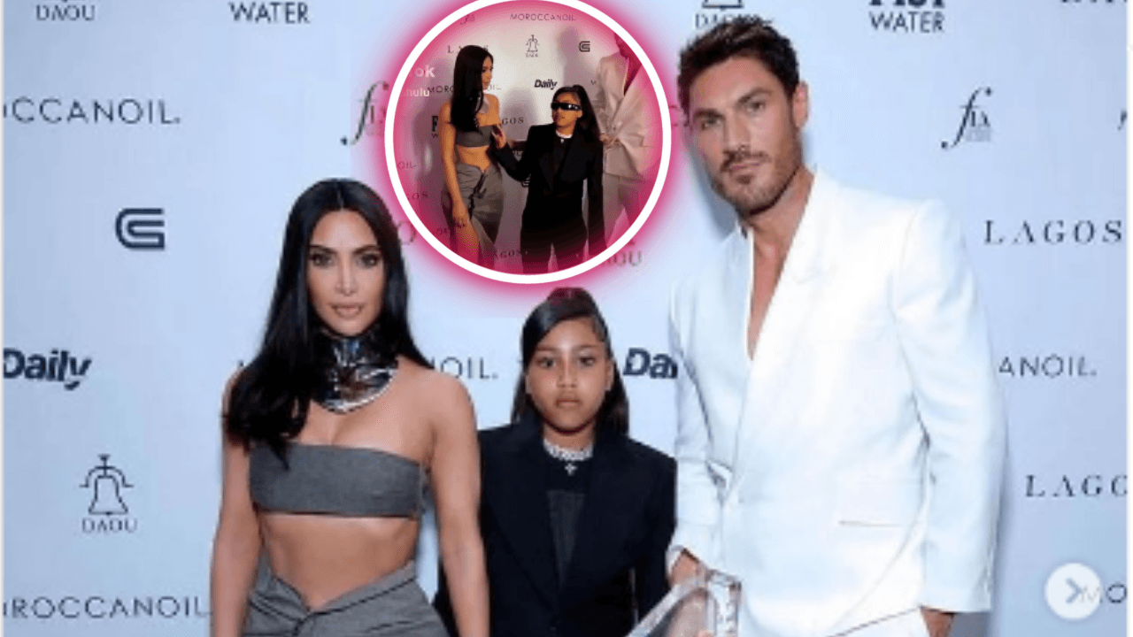 Imagen de 'Es una malcriada': Kim Kardashian recibe duras críticas por gesto grosero de su hija North