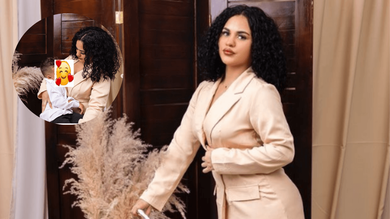 Imagen de Akasha Murillo, novia de Supremo, comparte tiernas fotos junto a su hijo