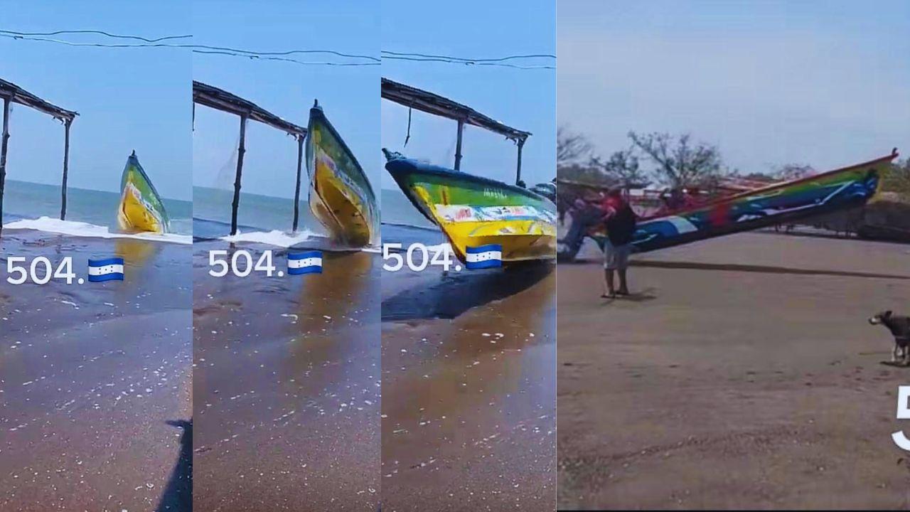 Imagen de VIRAL: Lancheros hondureños realizan maniobras 'mortales' para atracar