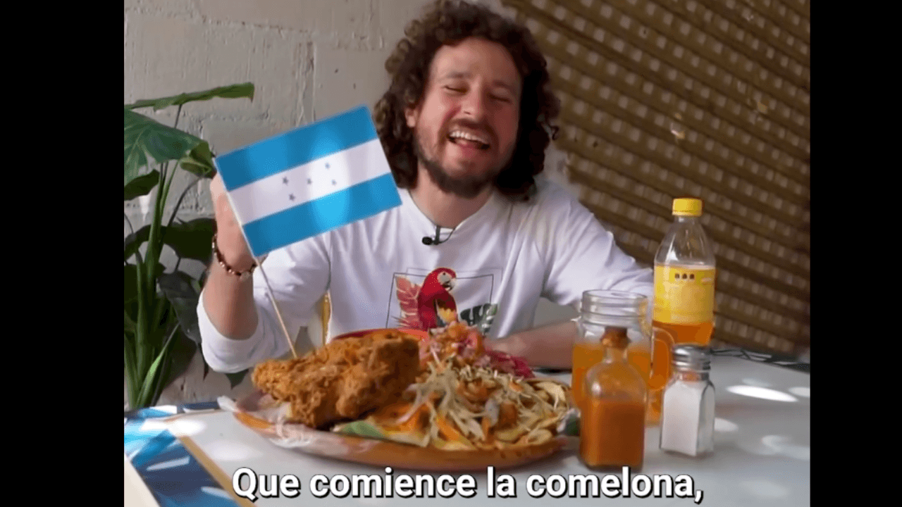 Imagen Principal de Nota: Luisito Comunica destaca los cuatro platillos tipos que más disfrutó en Honduras