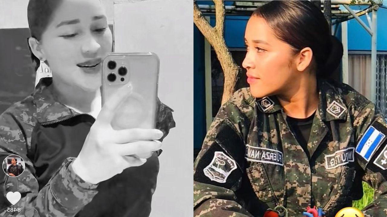 Imagen Principal de Nota: Militar hondureña muestra sus dotes de canto