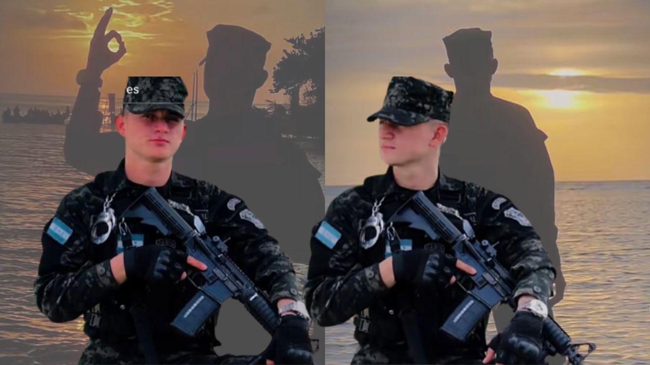 Imagen de Militar hondureño se roba las miradas de muchas en TikTok