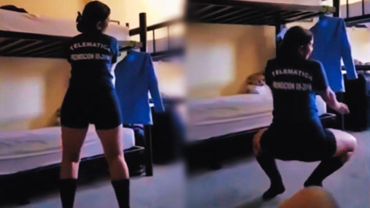 Imagen Principal de Nota: Al ritmo del playero, policía hondureña muestra sus mejores pasos de baile