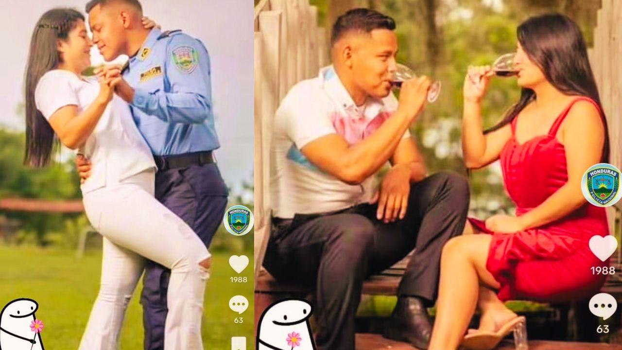 Imagen Principal de Nota: ‘¡Qué viva el amor!’: policía y doctora hondureña presumen su amor en redes