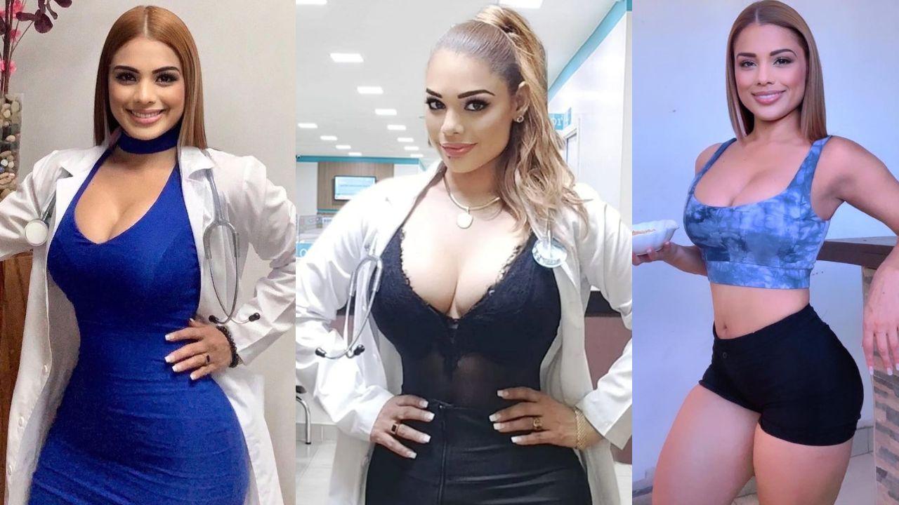 Imagen de Sindy Orellana, la doctora que está dejando sin aliento a sus pacientes