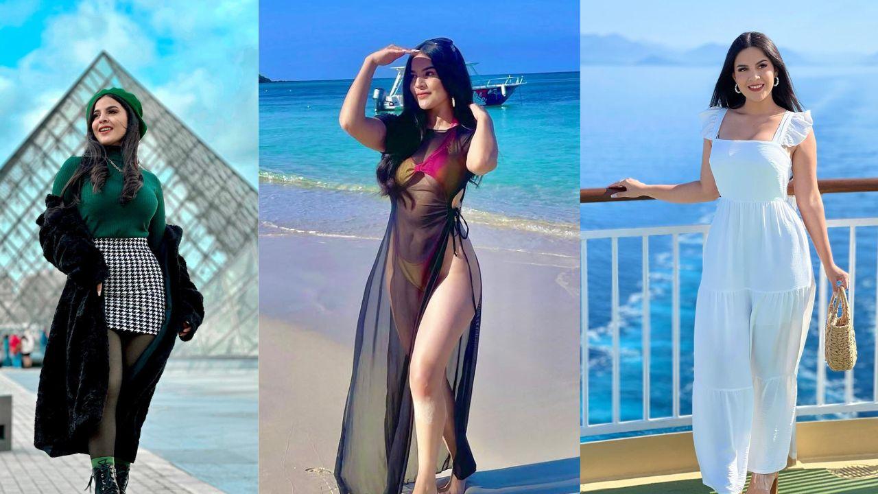 Imagen Principal de Nota: Andrea Orellana, la influencer hondureña que recorre el mundo y enamora con su figura