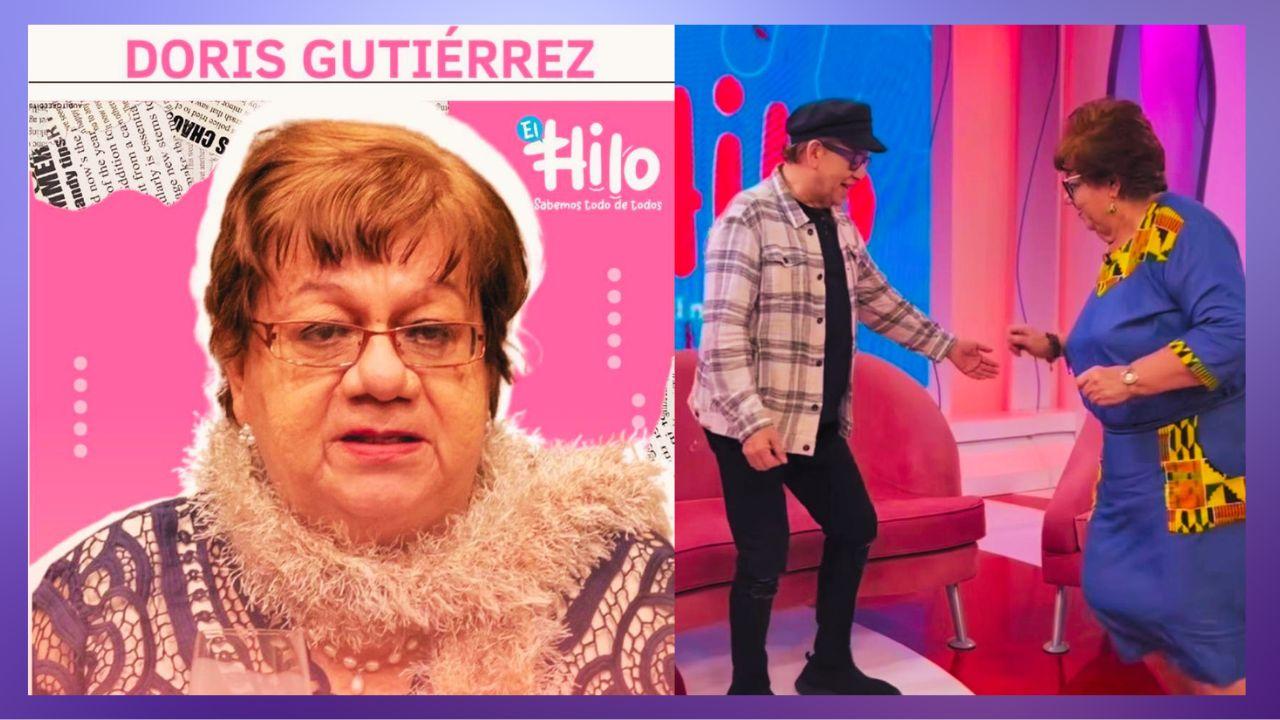 Imagen Principal de Nota: Doris Gutiérrez muestra sus mejores pasos de baile en El Hilo