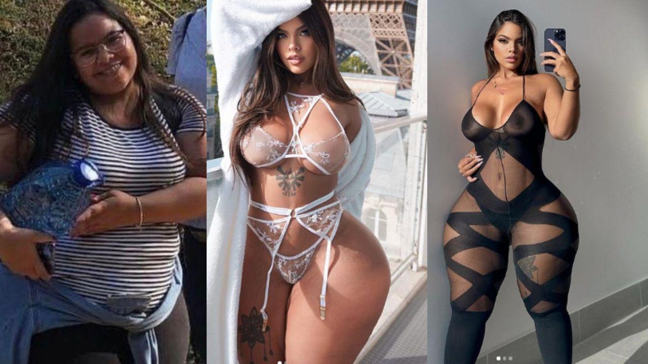 Imagen de Gracie Bon, la joven que perdió 100 libras para convertirse en modelo de contenido para adultos