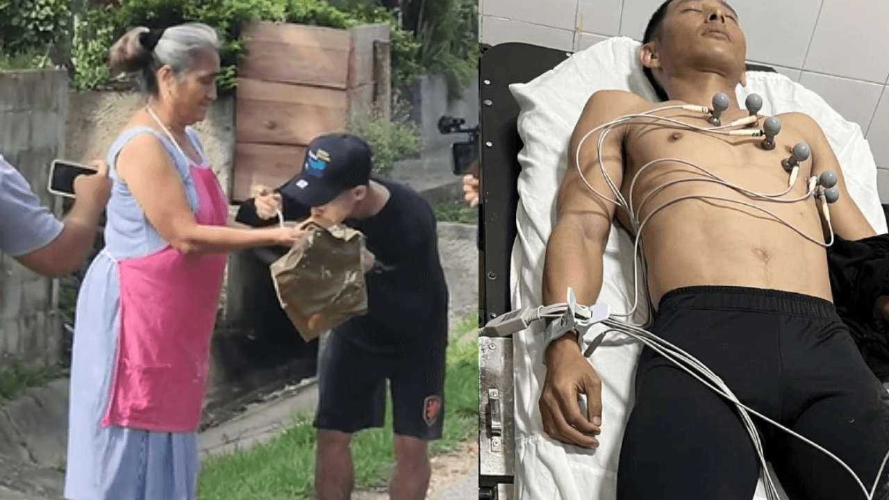 Imagen Principal de Nota: Con un tamal, hondureña agradece a Shin Fujiyama por continuar reto para ayudar a escuela