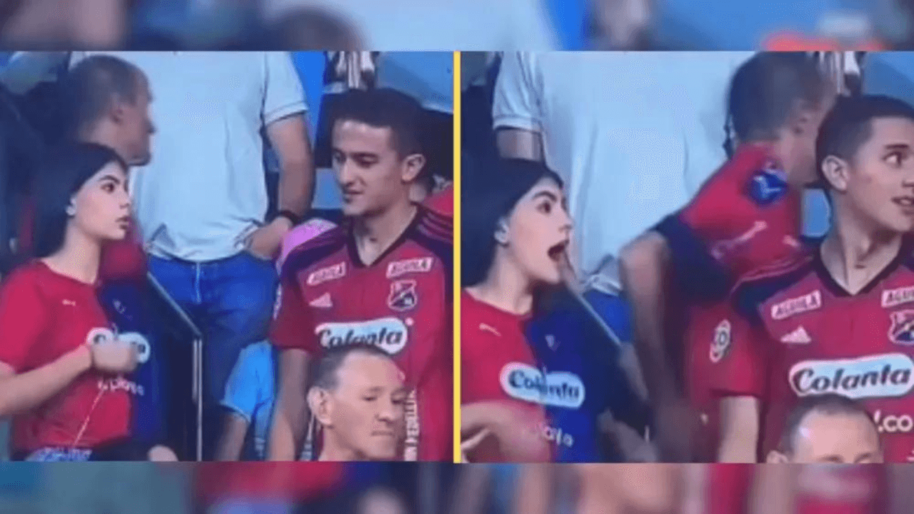 Imagen Principal de Nota: ¿Infieles? Exponen a pareja en pleno partido de fútbol