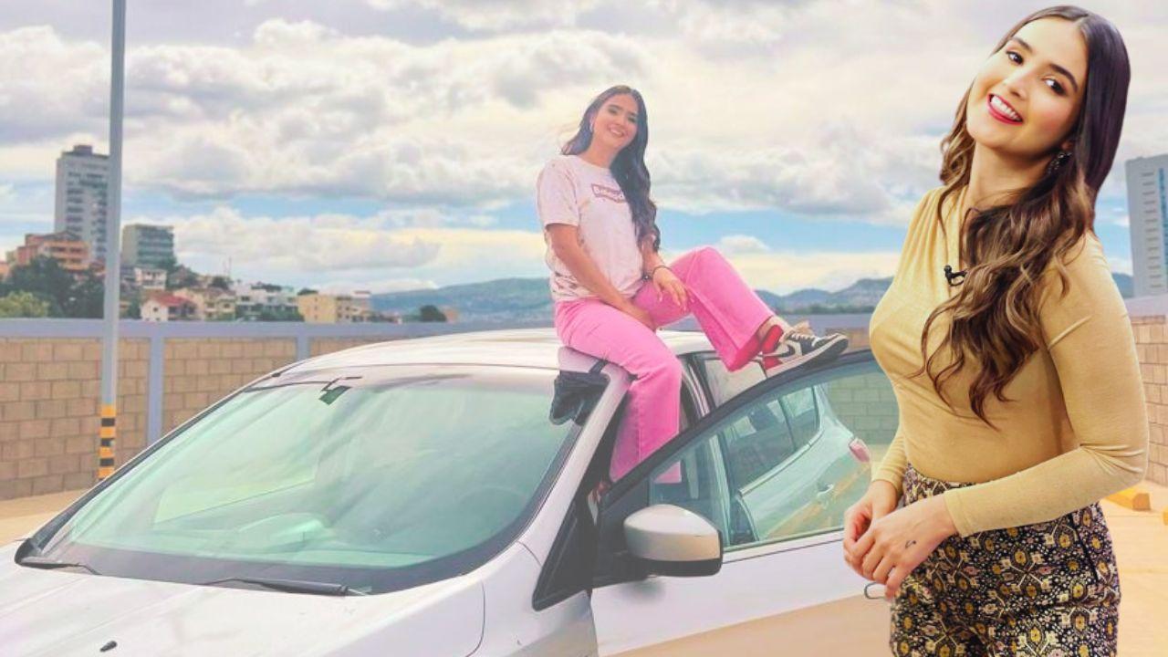 Imagen Principal de Nota: Gaby Galeas se regala un carro y comparte emotivo mensaje; vendió el anterior para estudiar