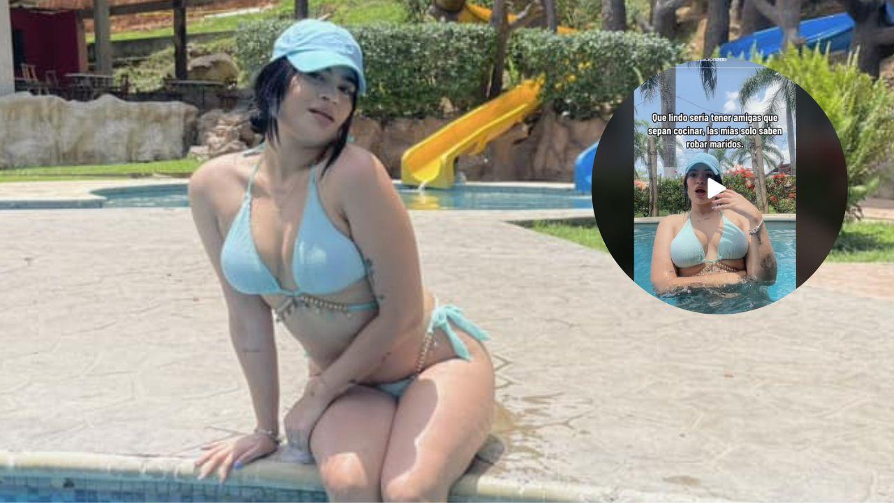 Imagen de ‘Mis amigas sólo saben robar maridos’: 'Juanchi' envía fuerte indirecta y paraliza las redes en atrevido bikini